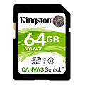 Memoria SDXC Kingston SDS/64GB Canvas Select 80MB/s C10