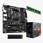 Combo Actualización Gamer AMD Ryzen 5 3600X + Mother B550 + 8GB DDR4 + 120GB SSD de regalo